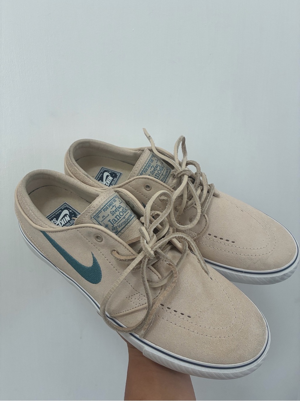 Nike SB Zoom Stefan Janoski OG+ Sanddrift Teal Suede Men’s 6.5 FD6757-101
